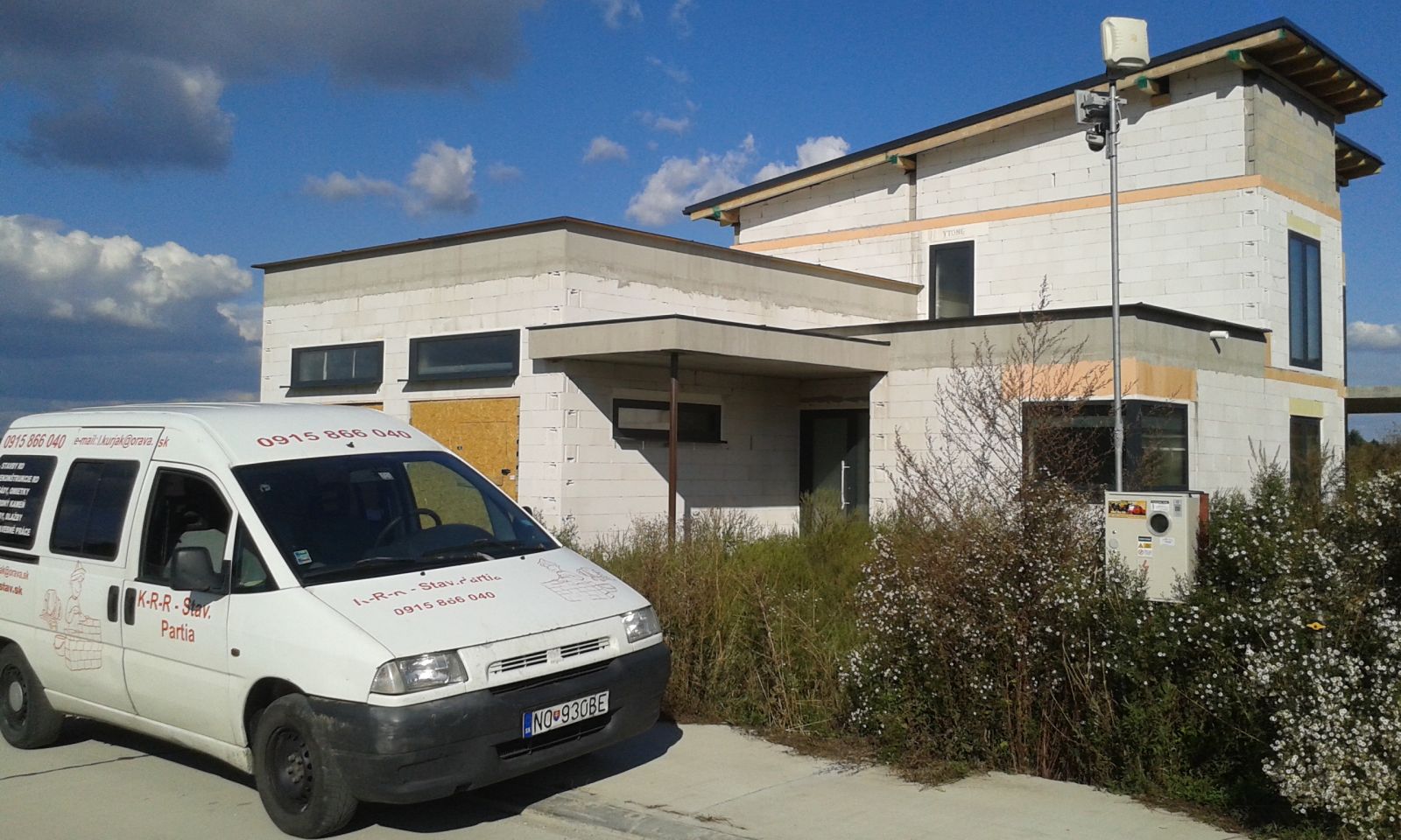 Novostavba RD v obci Móc